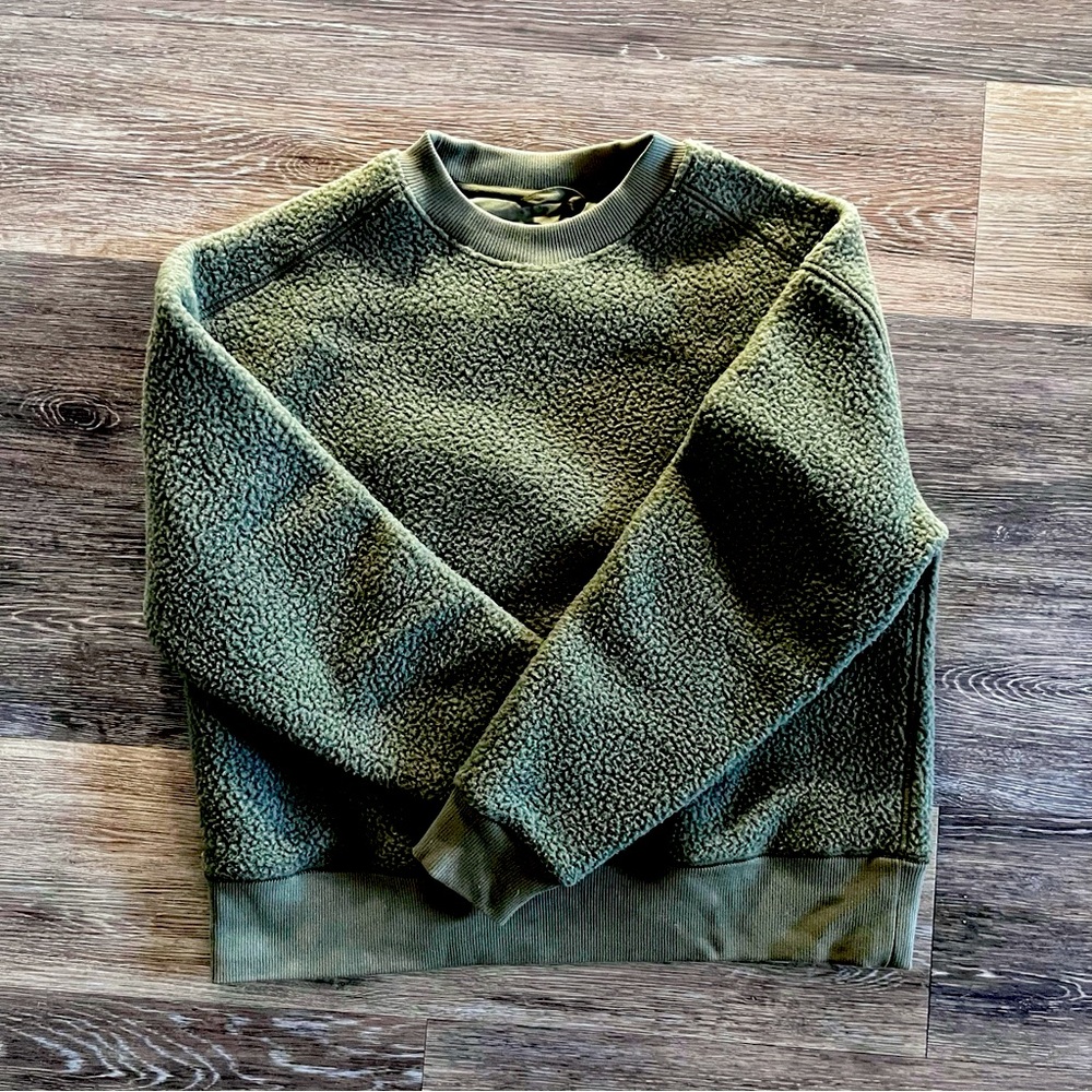 Everlane ReNew Fleece Oversized Crew in Small: NWOT